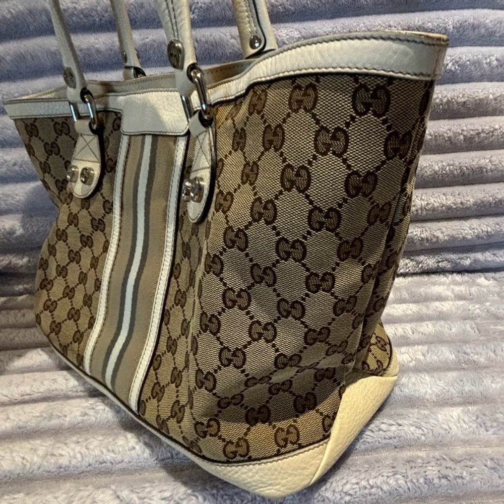 Gucci GG Canvas Sunset Medium tote handbag - Picture 11 of 16